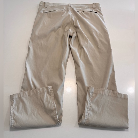Eddie Bauer Travex Pants Mens 35x32 Horizon Guide Chino Nylon Outdoor Hiking - Picture 2 of 11